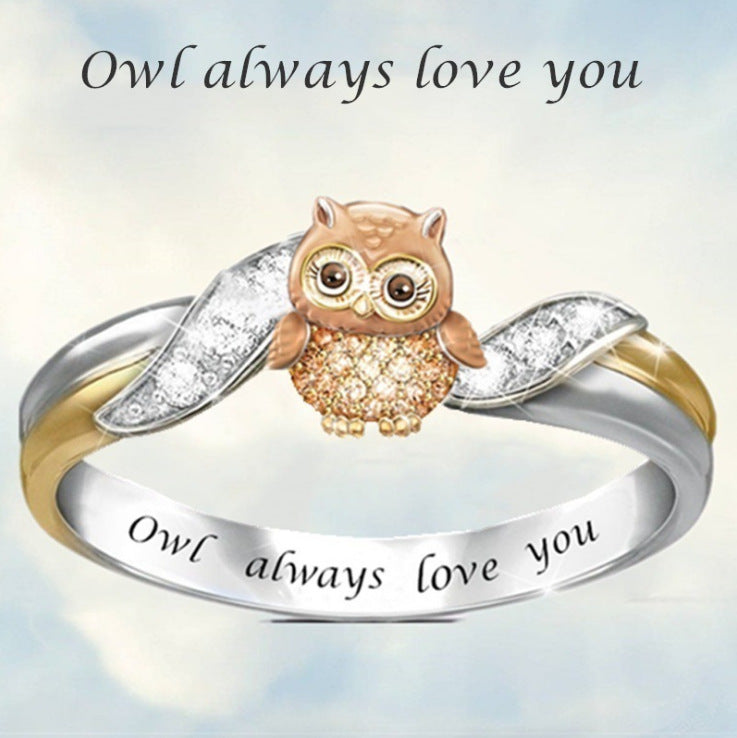 Wholesale Women' s Animal Elephant Geometric Ring,  Alloy Electroplated Fashion Jewelry