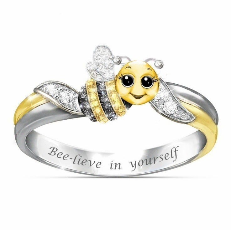 Wholesale Women' s Animal Elephant Geometric Ring,  Alloy Electroplated Fashion Jewelry