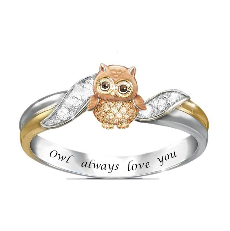 Wholesale Women' s Animal Elephant Geometric Ring,  Alloy Electroplated Fashion Jewelry
