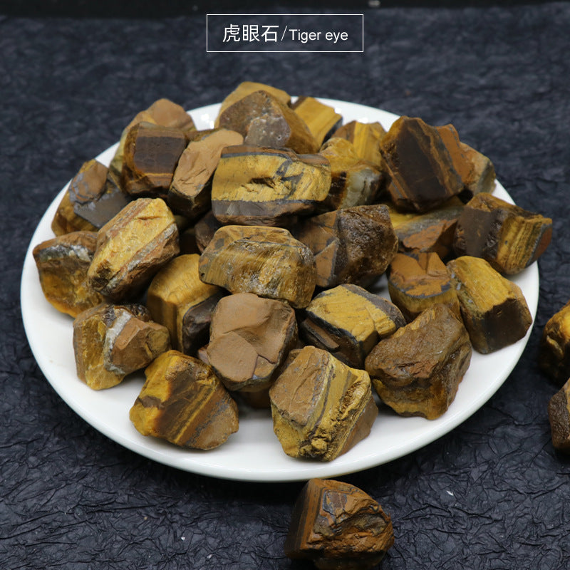 Wholesale Red Agate Amethyst Lapis Lazuli Tiger Eye Stone Raw Stone Blocks ACC-DS-KeSuo005