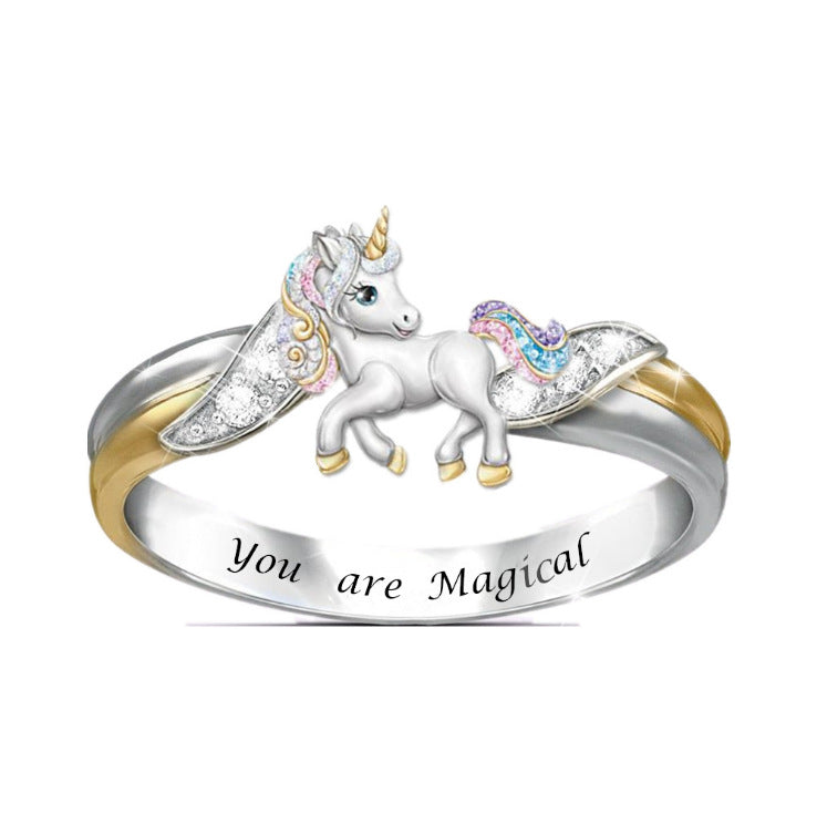 Wholesale Women' s Animal Elephant Geometric Ring,  Alloy Electroplated Fashion Jewelry