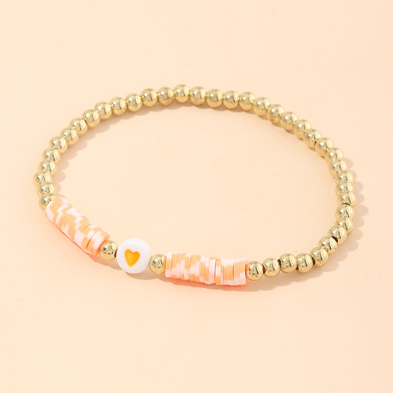 Wholesale Bohemian Style Color Soft Ceramic Bracelet