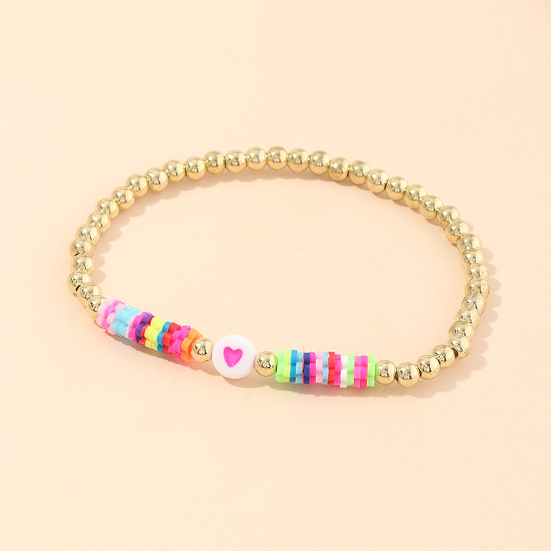 Wholesale Popular Personalized Color Soft Pottery Bracelet