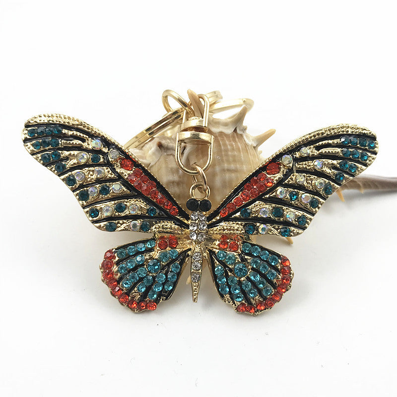 Wholesale Colorful Rhinestone Keychains ACC-KC-YuanFei001