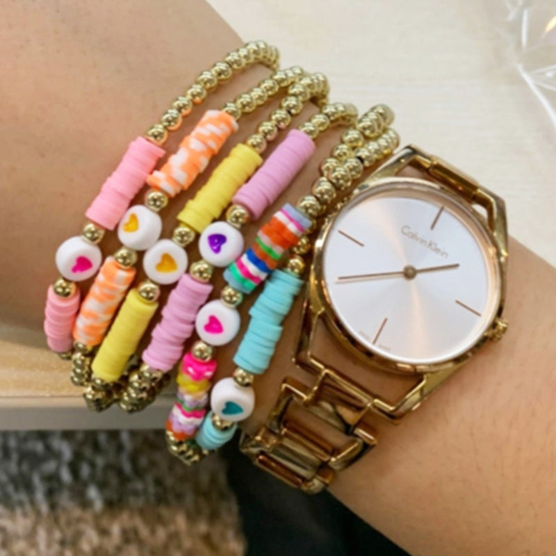 Wholesale Bohemian Style Color Soft Ceramic Bracelet