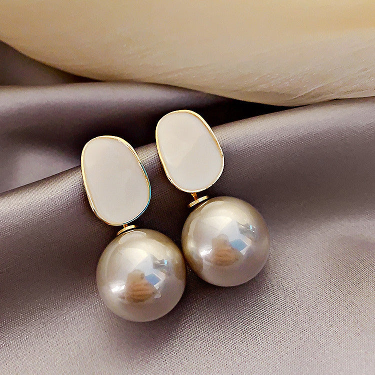 Wholesale S925 Silver Needle Lady Pearl Earrings ACC-ES-LanXiu005