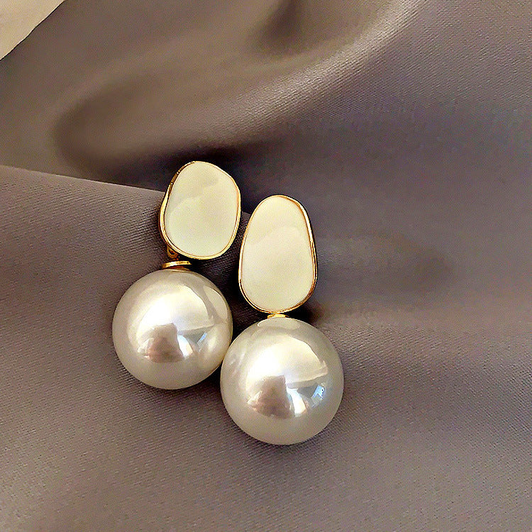 Wholesale S925 Silver Needle Lady Pearl Earrings ACC-ES-LanXiu005
