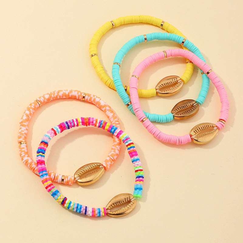Wholesale Popular Personalized Color Soft Pottery Bracelet