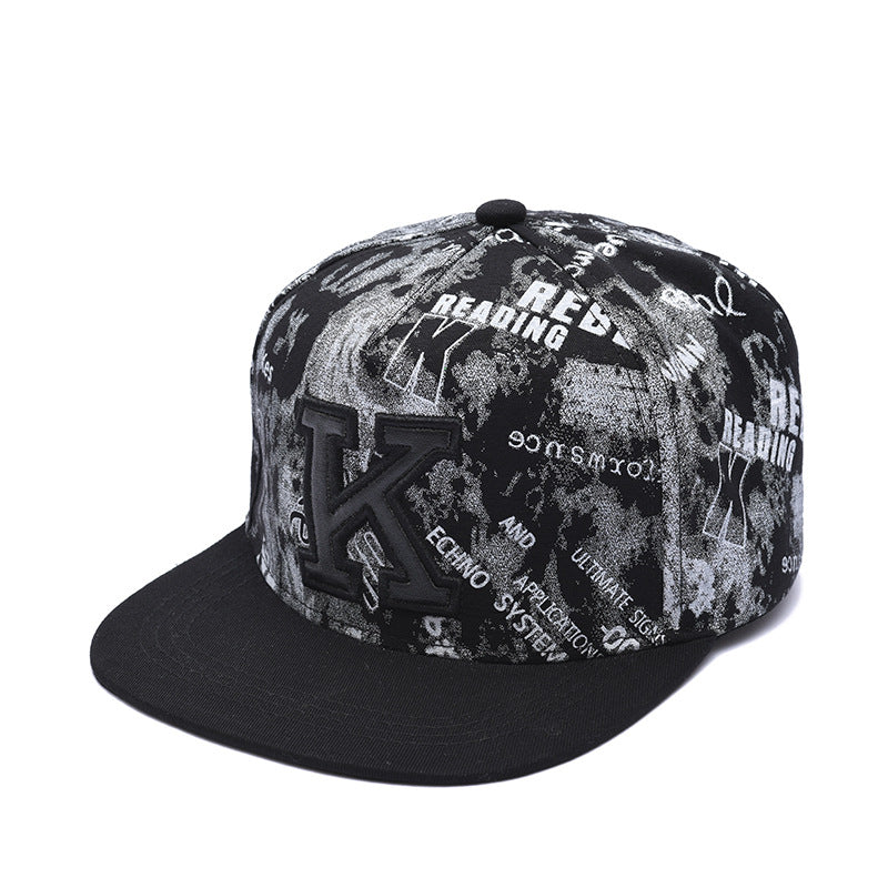 Wholesale Hip Hop Baseball Cap Flat Brim Hip Hop Street Dance Cap Baseball Cap ACC-HT-Guanx004