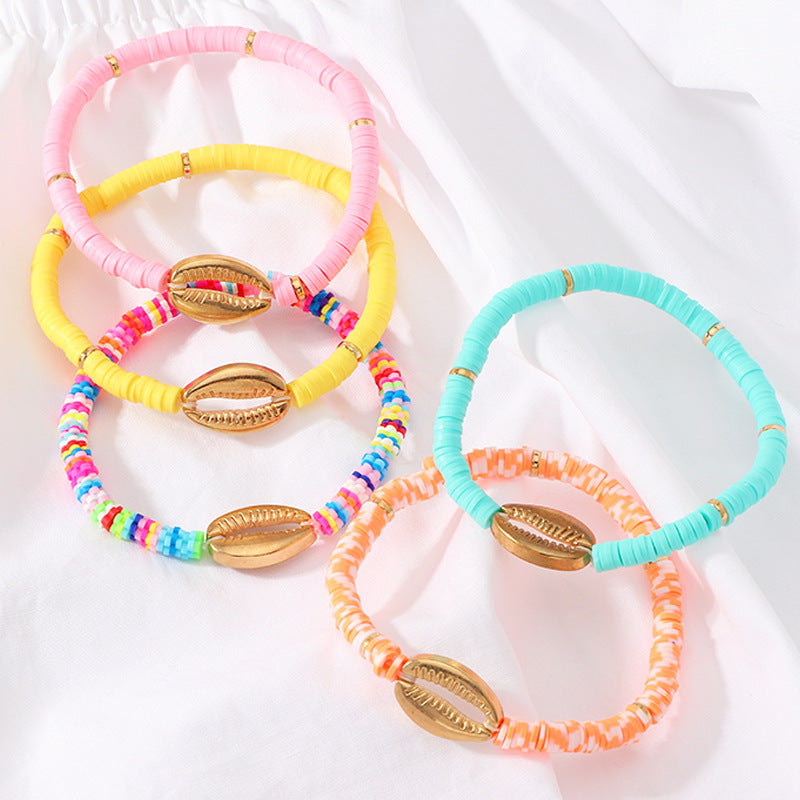 Wholesale Popular Personalized Color Soft Pottery Bracelet