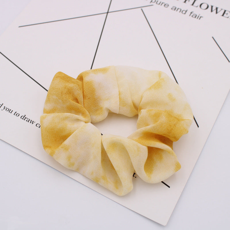 Wholesale 10pcs tie-dyed fabric hair bands