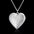 Wholesale carved love heart open photo frame  photo pendant necklace