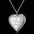 Wholesale carved love heart open photo frame  photo pendant necklace