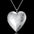 Wholesale carved love heart open photo frame  photo pendant necklace