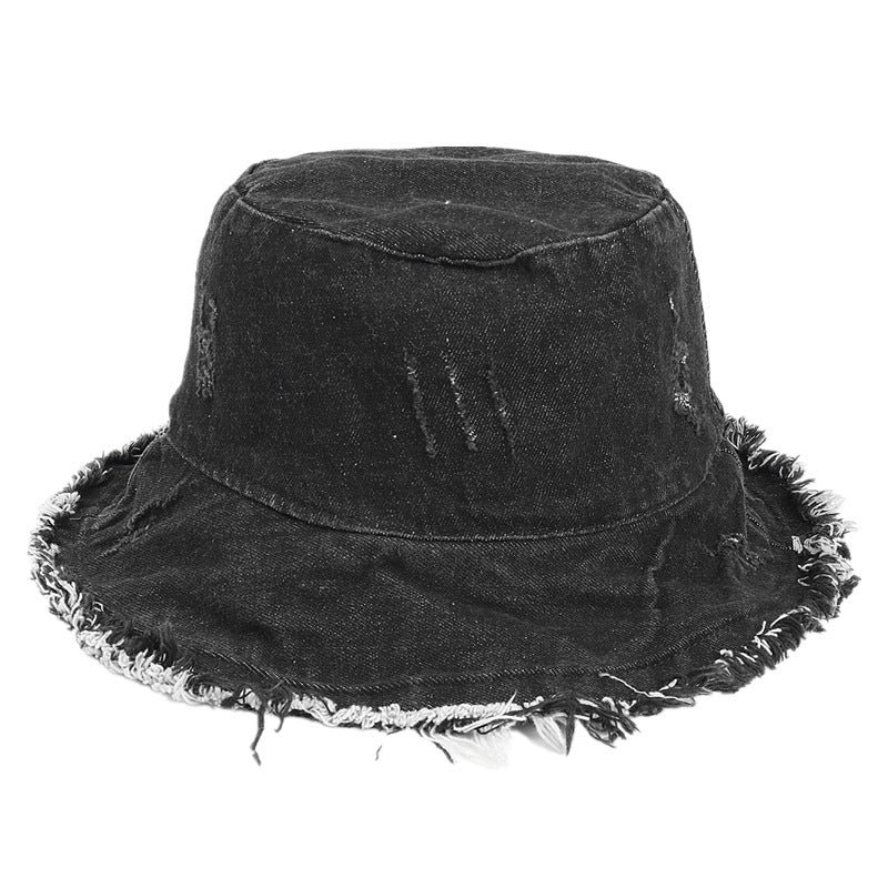 Wholesale Vintage Washed Denim Bucket Hat ACC-HT-LueLan013