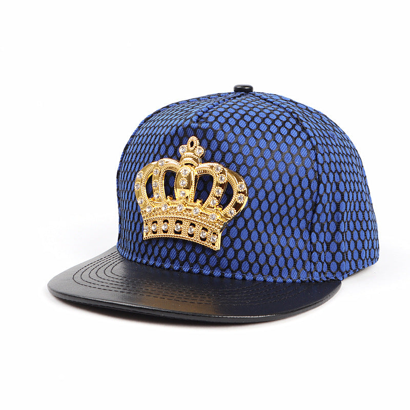 Wholesale  Crown Metal standard hip hop hat  hip hop baseball cap