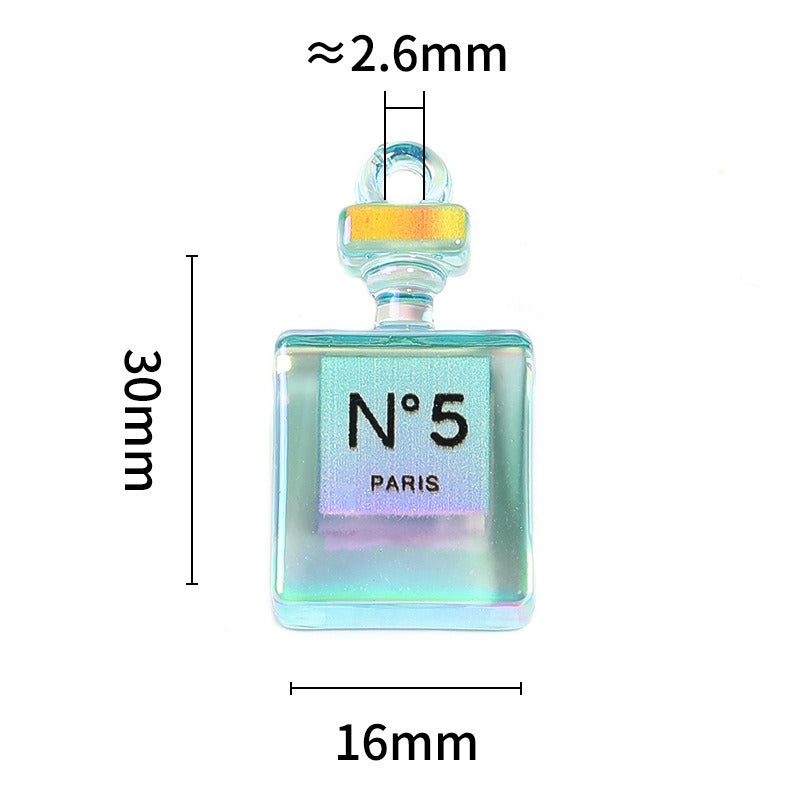 Wholesale 50pcs Acrylic Colorful Perfume Bottle Beads Diy Accessories ACC-BDS-BLG131