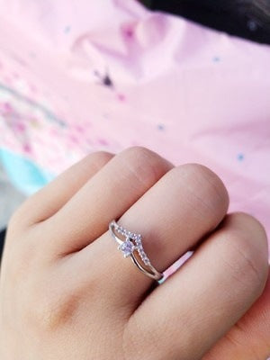 Wholesale  Flash Diamond  Zircon Ring