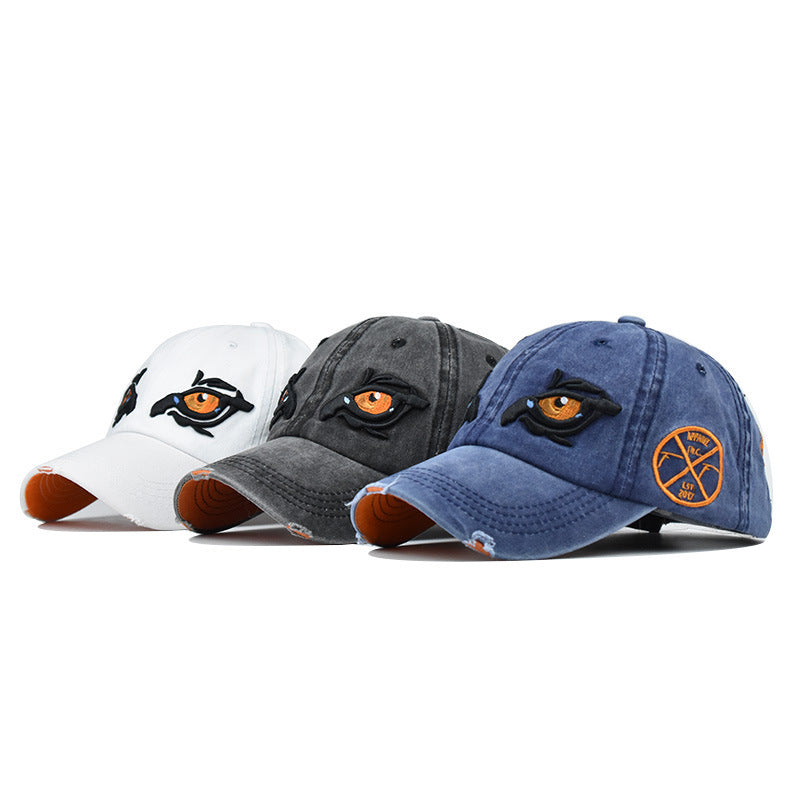 Wholesale Cartoon Double-eyed Embroidered Baseball Caps Hat ACC-HT-ErXu010