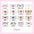 16pcs Butterfly UV DTF Cup Wraps Rub on Transfer Stickers for Mini Tumbler Cup Keychains Accessories DIY Gift Cup Sticker Gift
