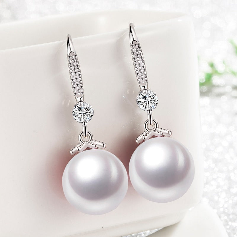 Wholesale Silver Plated Pearl Earrings ACC-ES-WeiHua004