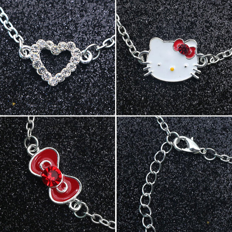 Wholesale Cute Bow Cat Oil Drop Bracelets ACC-BT-Tiangao001
