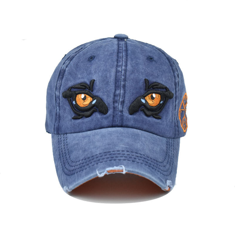 Wholesale Cartoon Double-eyed Embroidered Baseball Caps Hat ACC-HT-ErXu010