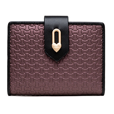 Wholesale Short Wallet Zipper Buckle Contrast Color Wallet Large Capacity Wallet ACC-WT-Zhengn002