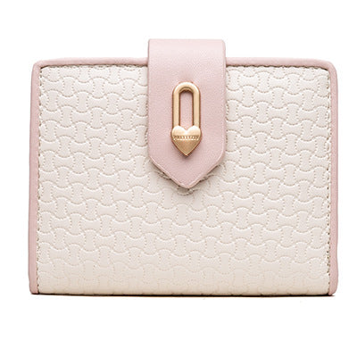 Wholesale Short Wallet Zipper Buckle Contrast Color Wallet Large Capacity Wallet ACC-WT-Zhengn002