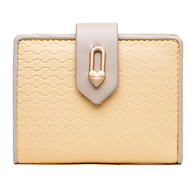 Wholesale Short Wallet Zipper Buckle Contrast Color Wallet Large Capacity Wallet ACC-WT-Zhengn002