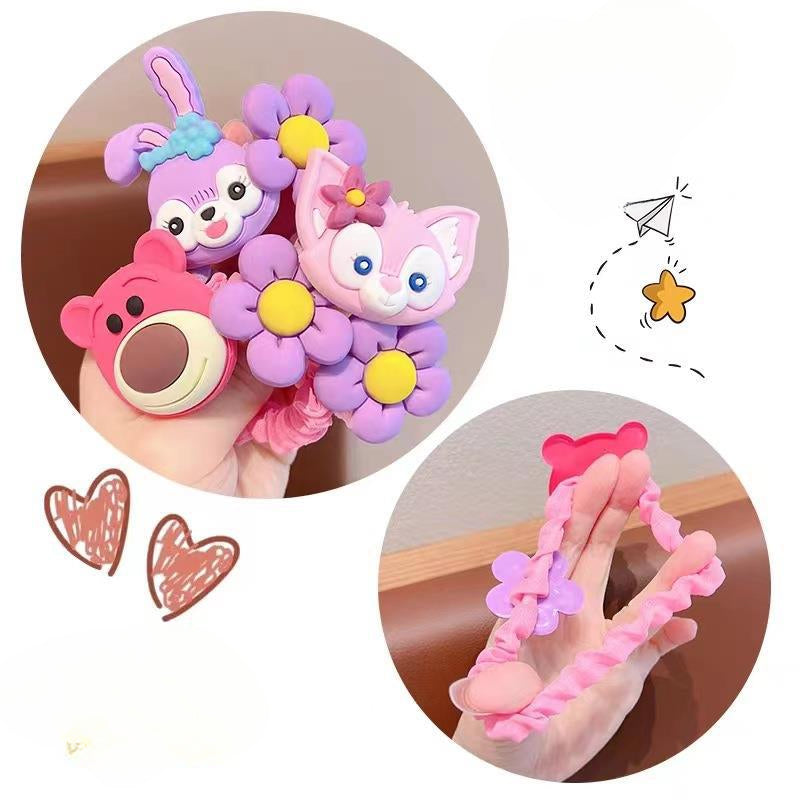 Wholesale Children's Hair Bands Cute Cartoon Character Hair Scrunchies ACCVIP-HS-Yint003