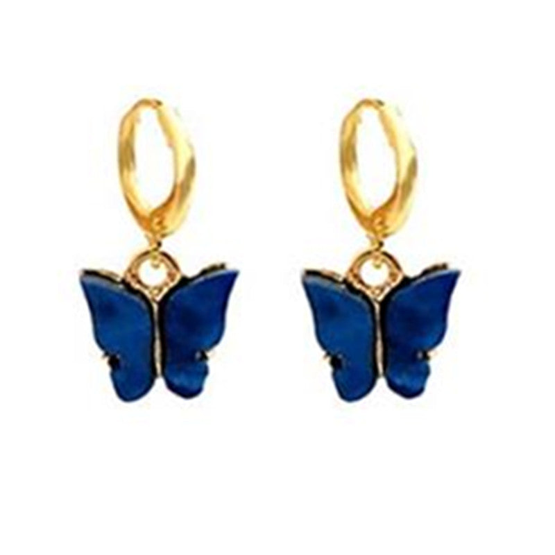 Wholesale  acrylic butterfly earrings