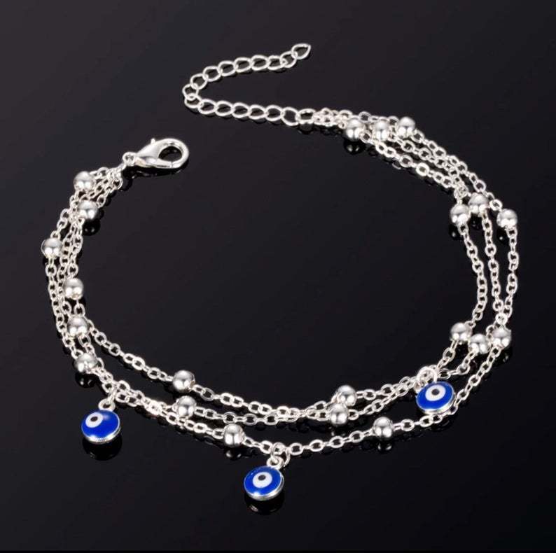 Wholesale Fashion Jewelry Simple Eyes Anklet