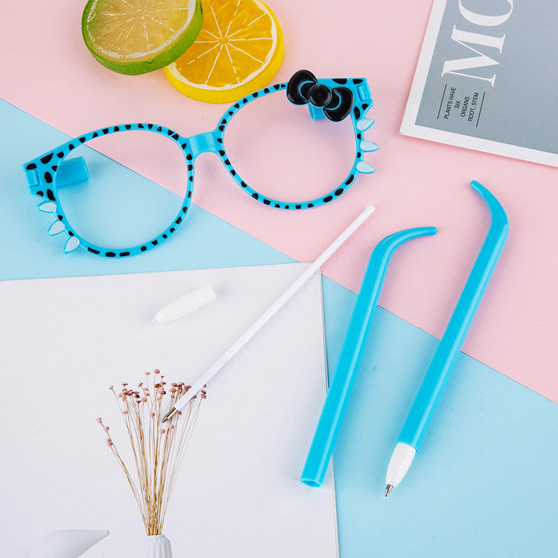 Wholesale Cute Bow Glasses Ballpoint Pen ACC-PN-XinTuo001