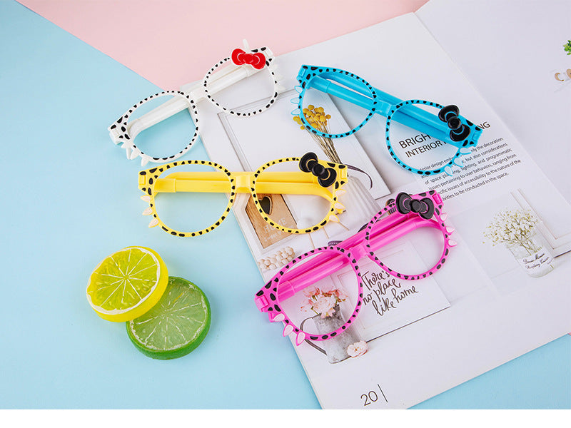 Wholesale Cute Bow Glasses Ballpoint Pen ACC-PN-XinTuo001