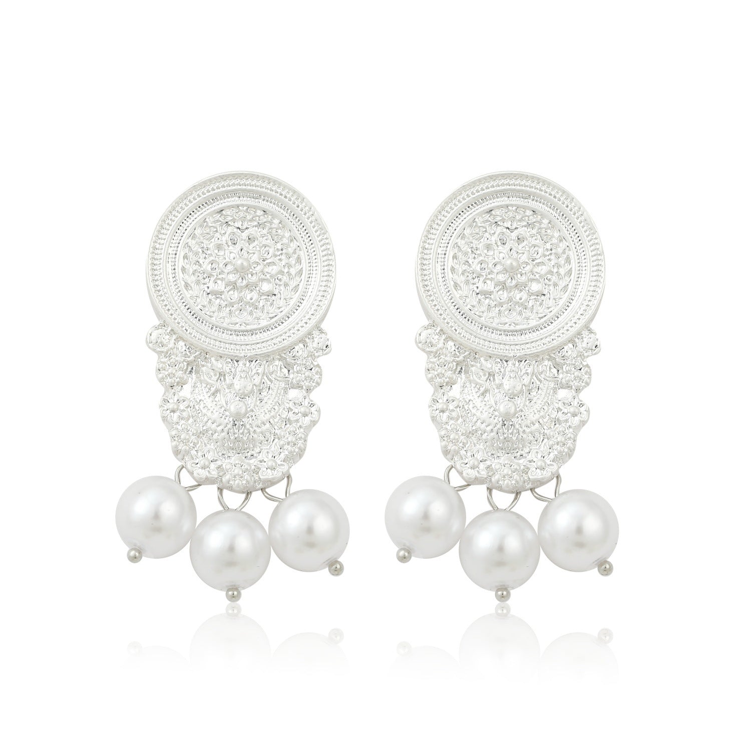 Wholesale Exaggerated Resin Earrings Vintage Alloy Earrings ACC-ES-ManYi006