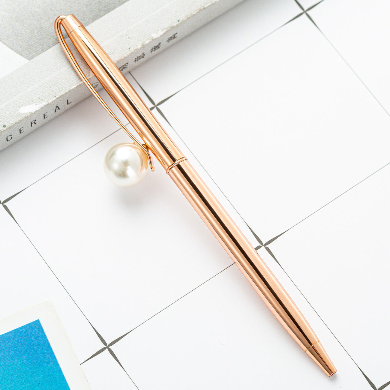 Wholesale Pearl Metal Ballpoint Pen ACC-PN-HuaHao014