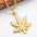 Wholesale big leaf maple leaf pendant sweater necklace