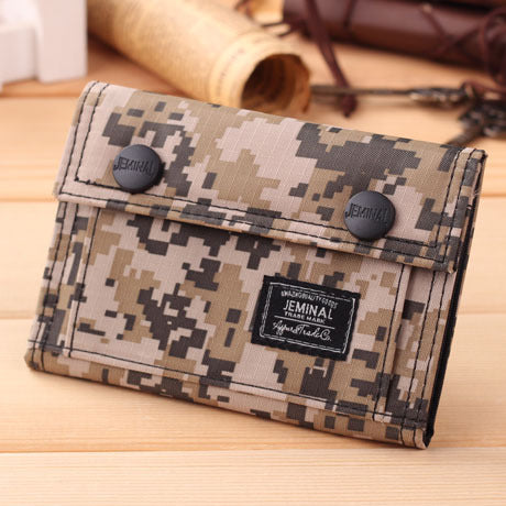 Wholesale Camouflage Casual Sports Canvas Wallet Bag