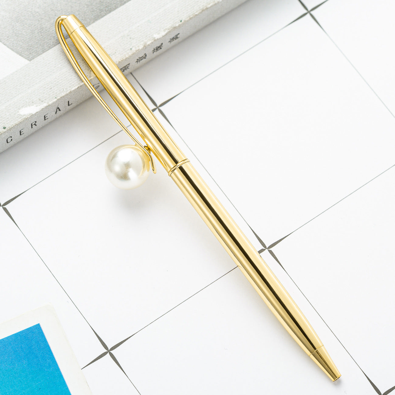 Wholesale Pearl Metal Ballpoint Pen ACC-PN-HuaHao014