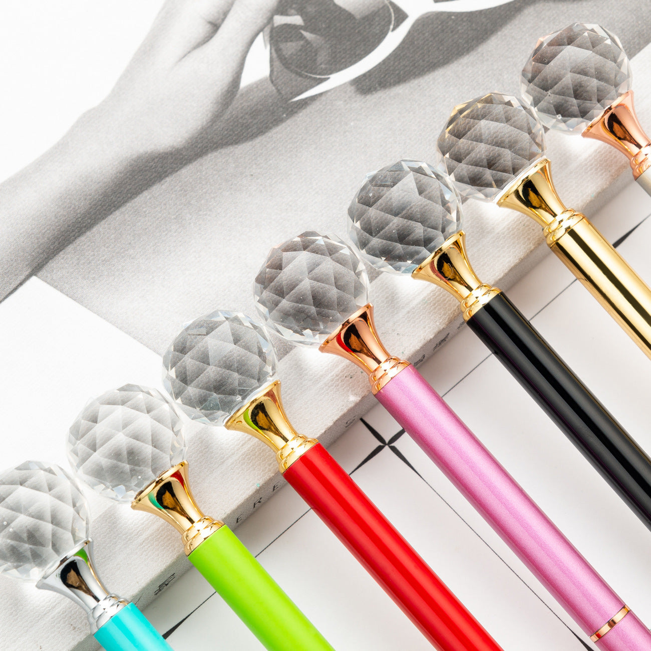Wholesale Big Diamond Ball pen gem pen Diamond Ball pen