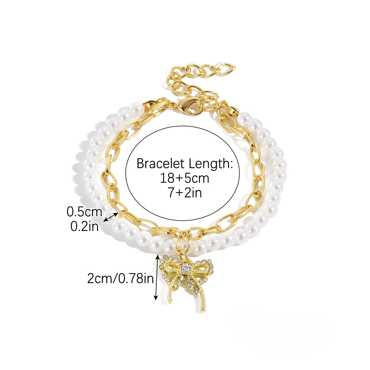 Wholesale Multi-layer Pearl Bracelet Set Baroque Pearl Bracelet ACC-BT-ManYi008