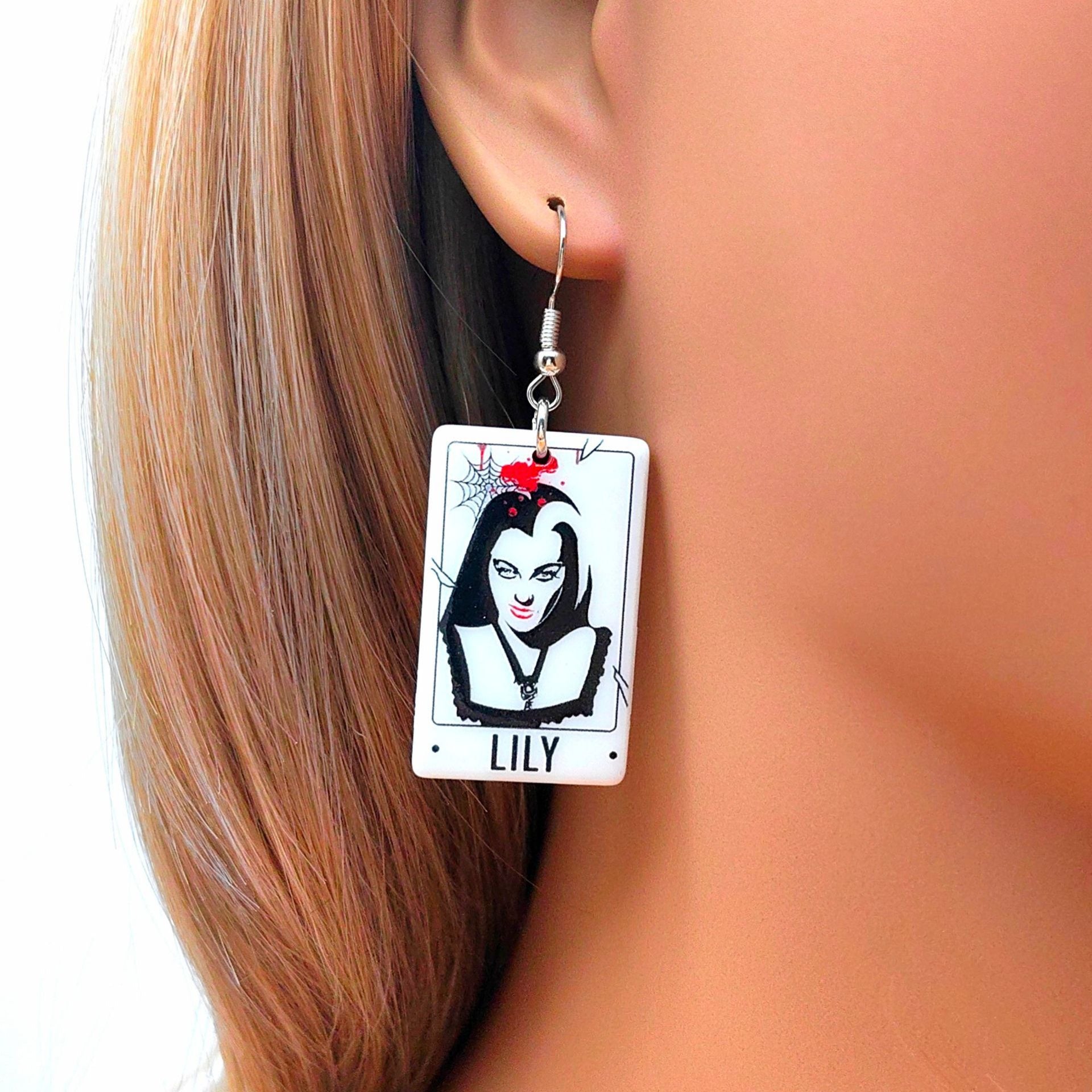Wholesale Vintage Tarot Acrylic Earrings ACC-ES-Xizhao014