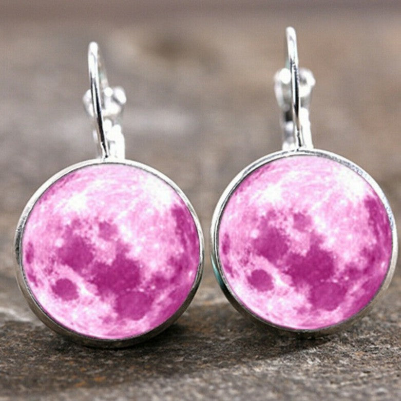 Wholesale Retro Moon Angel Alloy Earrings Boutique Resale
