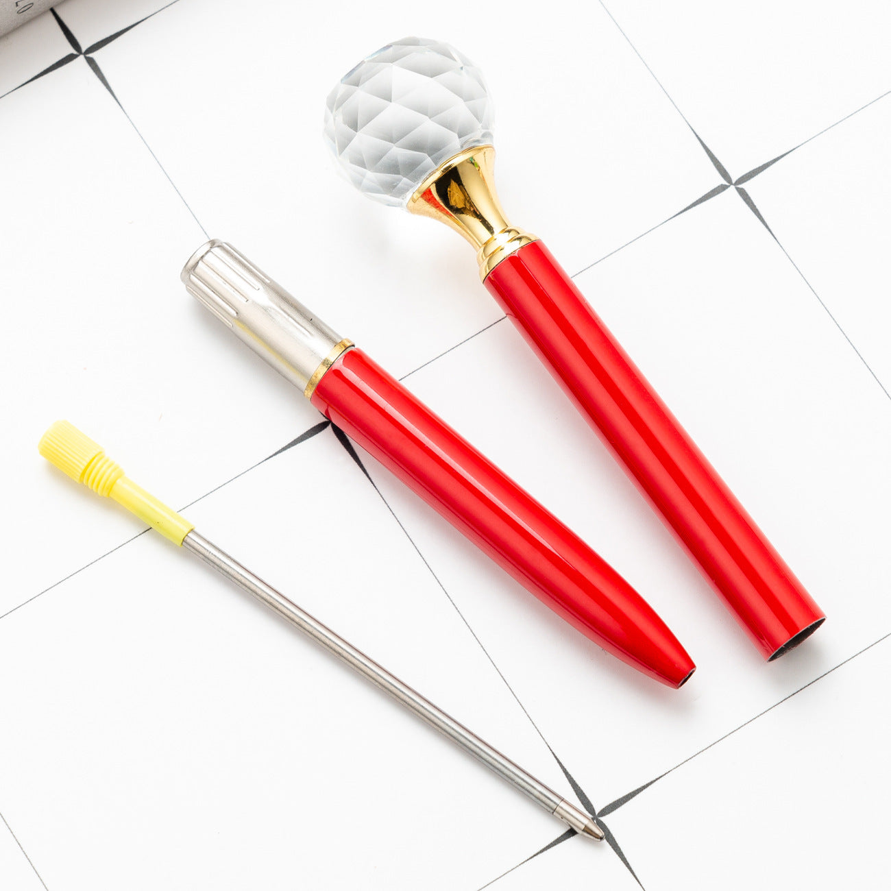 Wholesale Big Diamond Ball pen gem pen Diamond Ball pen