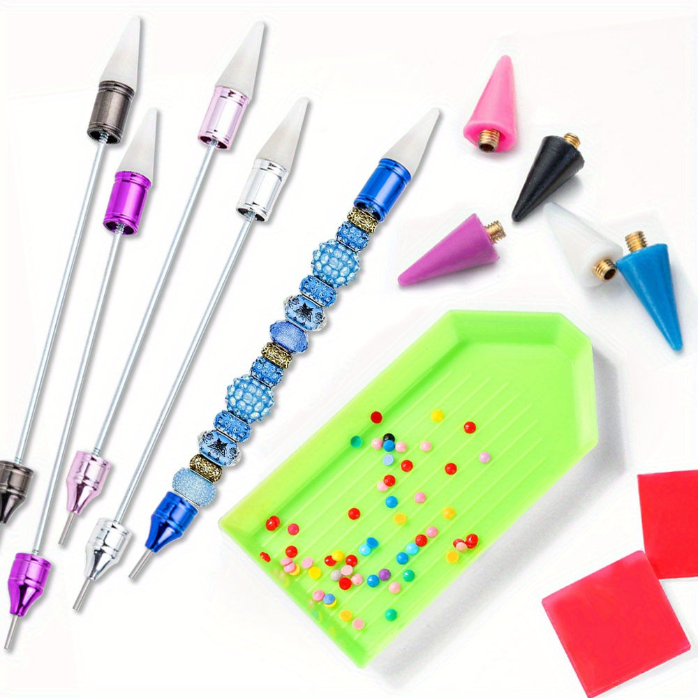 Wholesale 1 set Beadable Rhinestone Adding & Removing Wax Tool Kits Function Pen DIY 5D Diamond Painting Pen