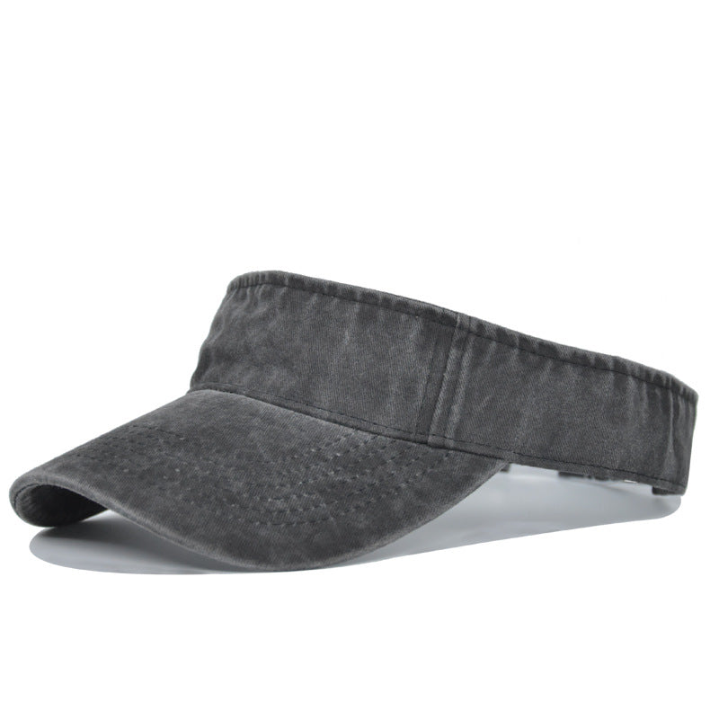 Wholesale Summer Hollow Top Hat Washed Denim Sun Hat ACC-HT-DeXun002