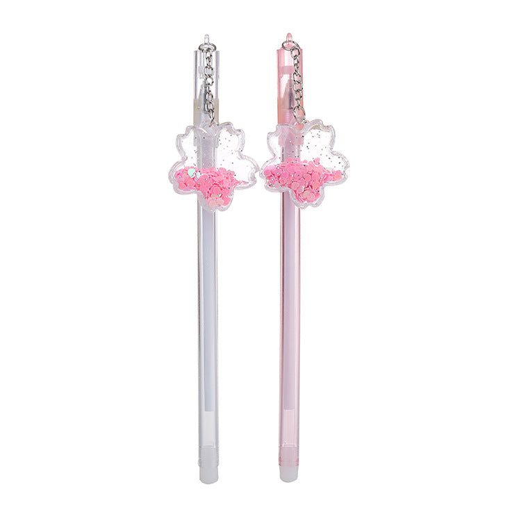 Wholesale Cherry Blossom Pendant Gel Pen