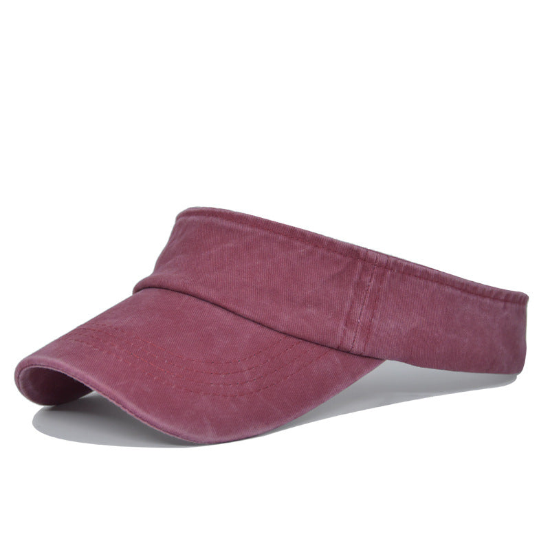 Wholesale Summer Hollow Top Hat Washed Denim Sun Hat ACC-HT-DeXun002