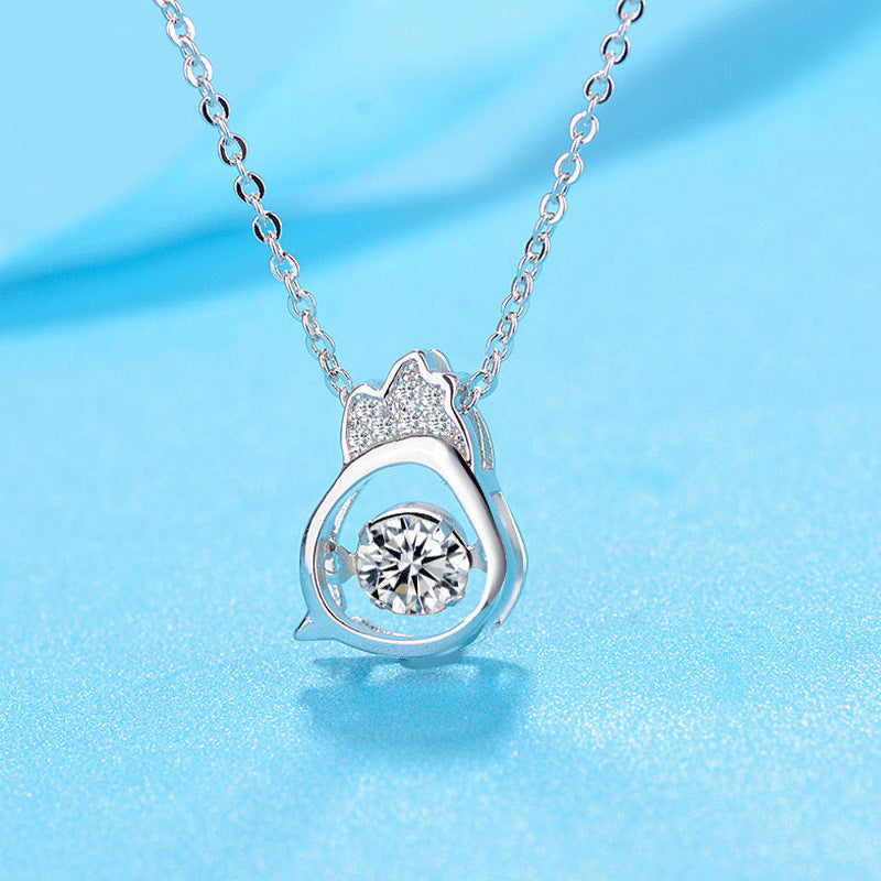 Wholesale Zodiac Smart Pendant Clavicle Chain Necklaces Choker Necklace ACC-NE-YJY001